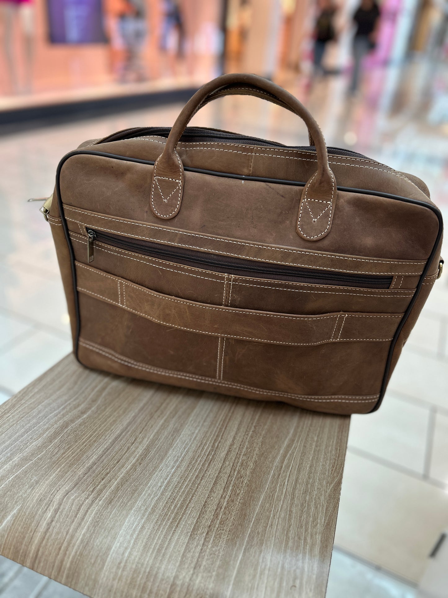 Leather Luxe Heritage Briefcase
