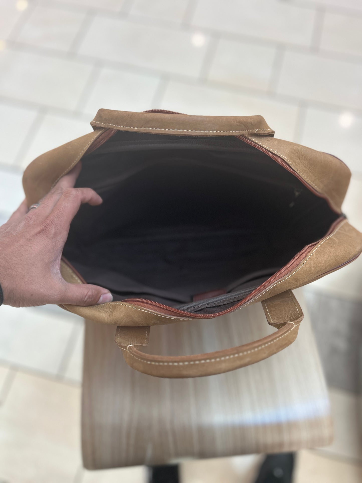 Leather Luxe Executive Briefcase