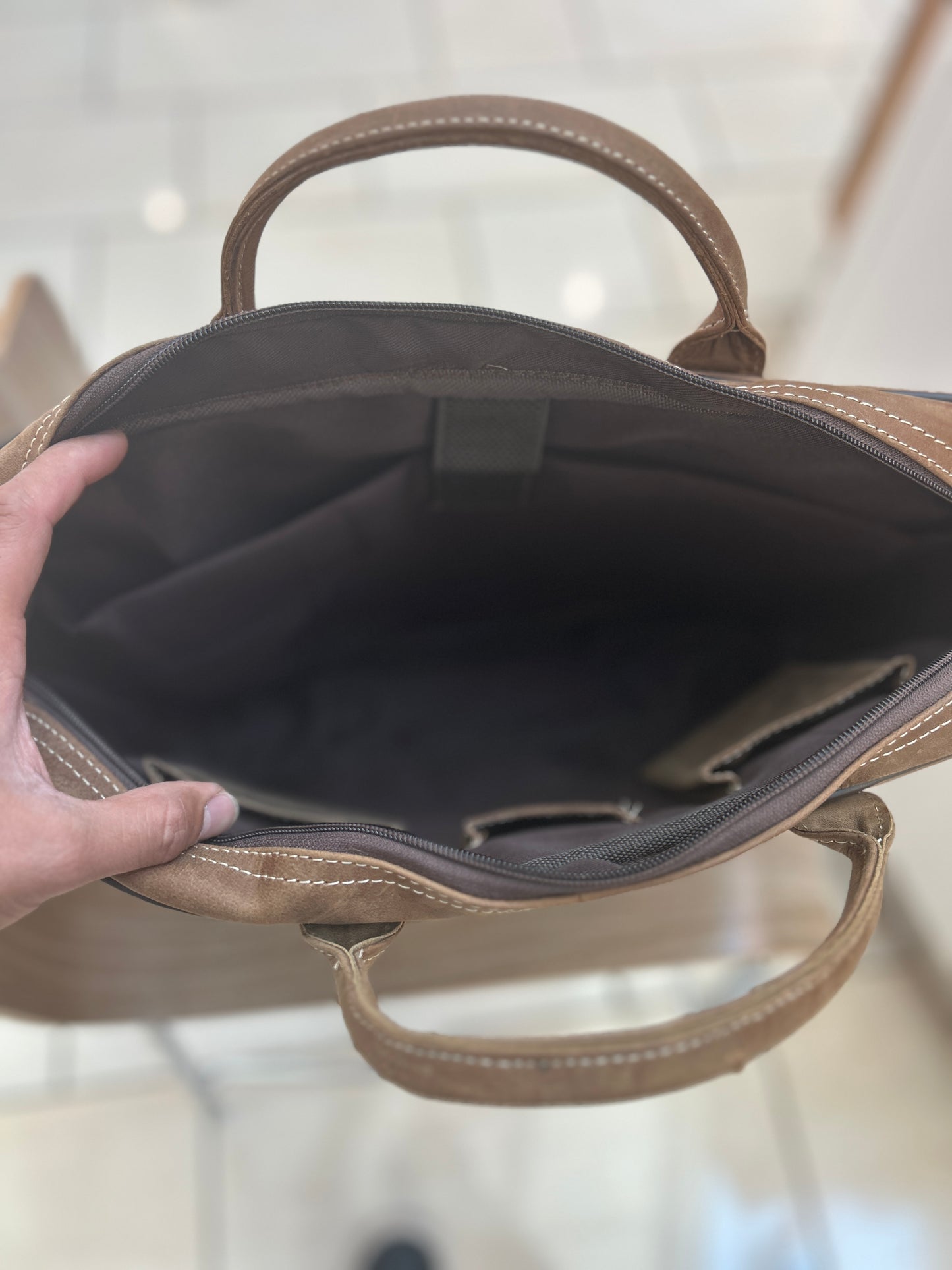 Leather Luxe Heritage Briefcase
