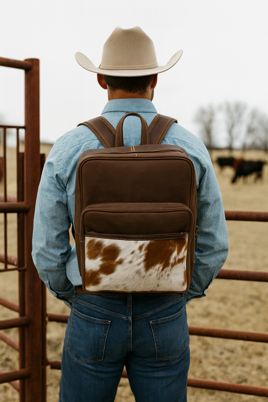 Cowhide Ranger Backpack