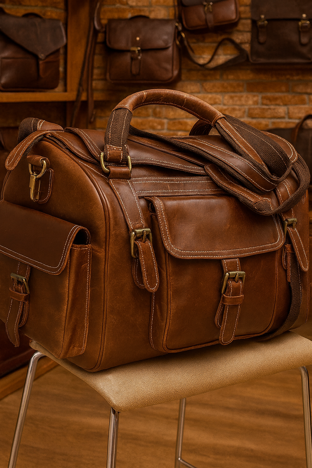The Camel Oak Duffle