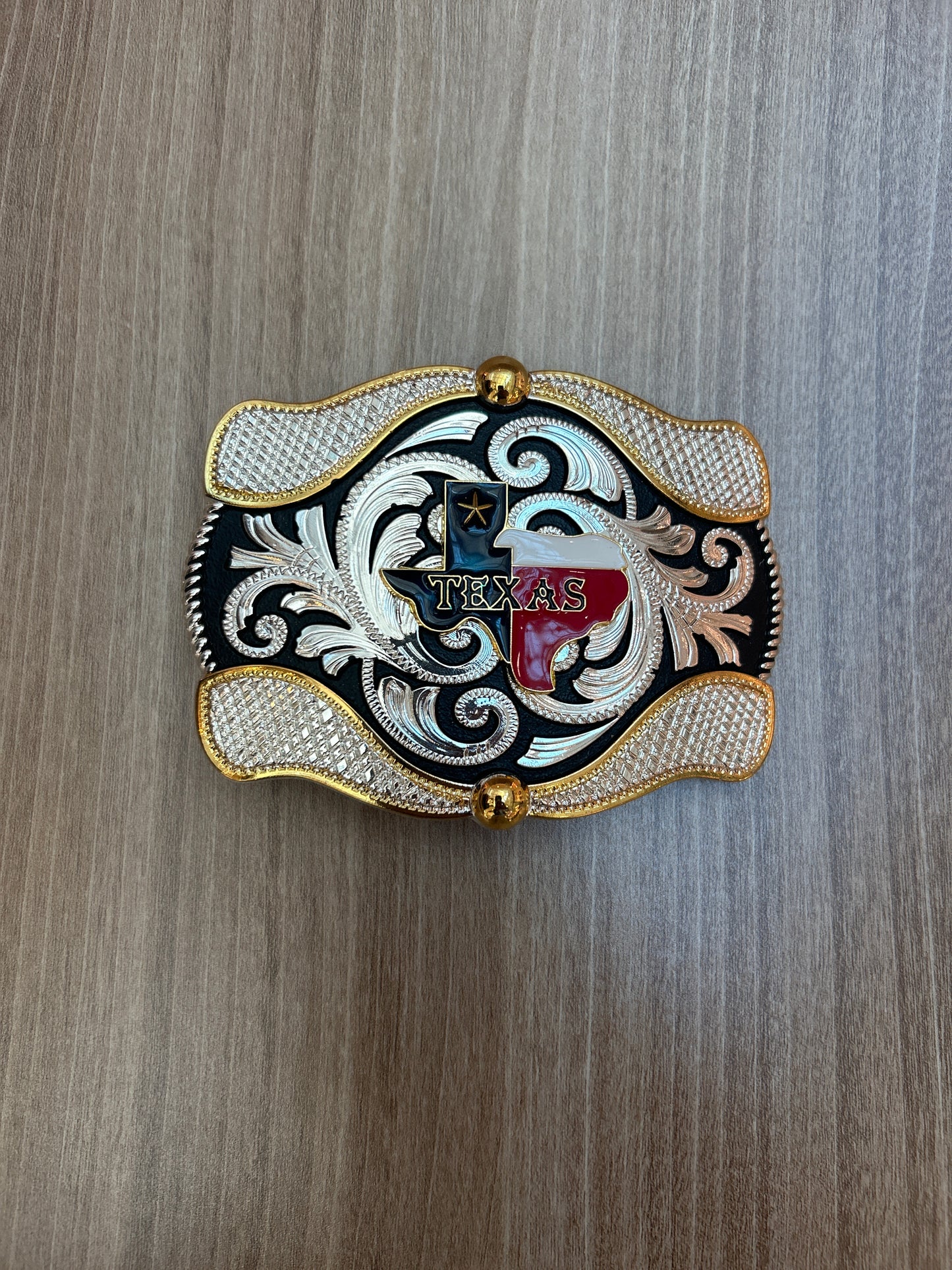 Western-style stainless steel belt buckle