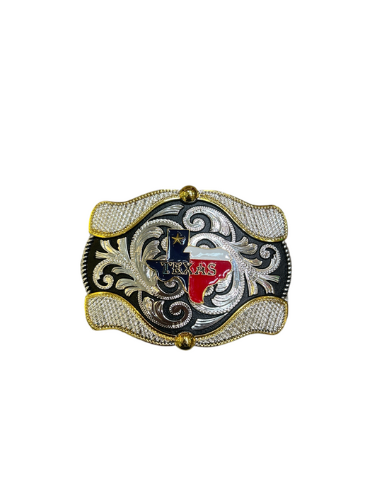 Western style stainless belt buckle