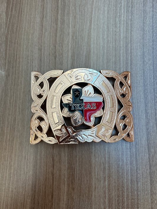 Western-style stainless steel belt buckle