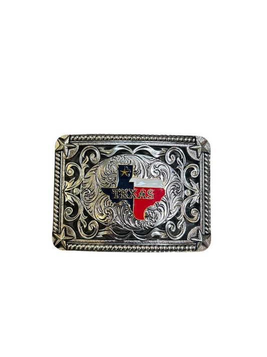 Western style stainless belt buckle