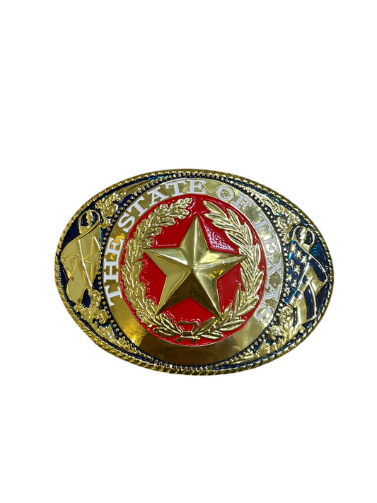 Western style stainless belt buckle