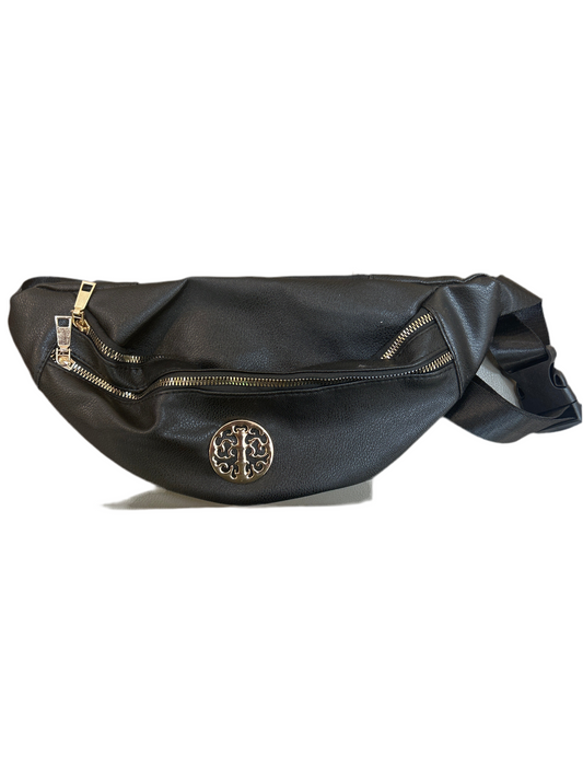 Fanny pack | black | Leather Luxe Collection