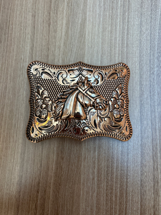 Western-style stainless steel belt buckle