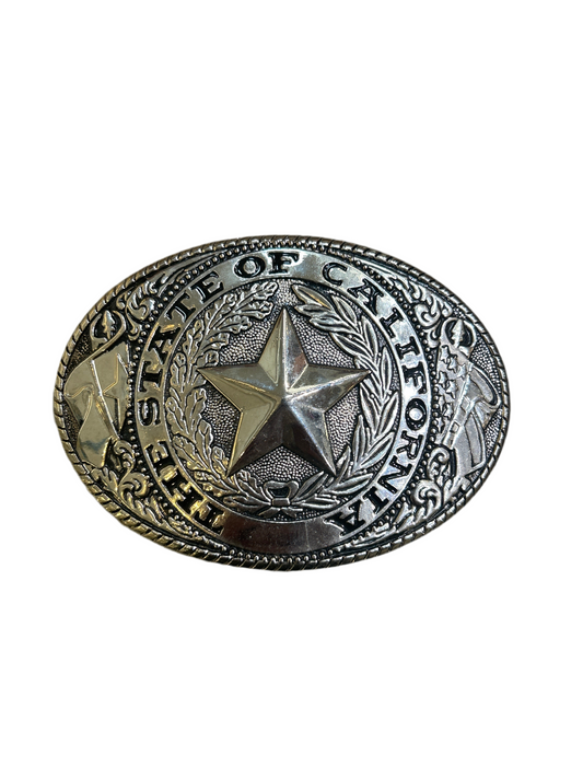 Western style stainless belt buckle
