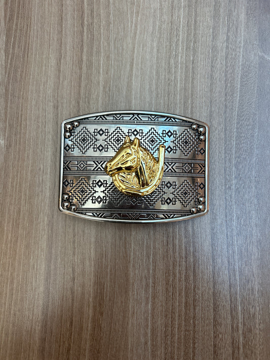 Western-style stainless steel belt buckle