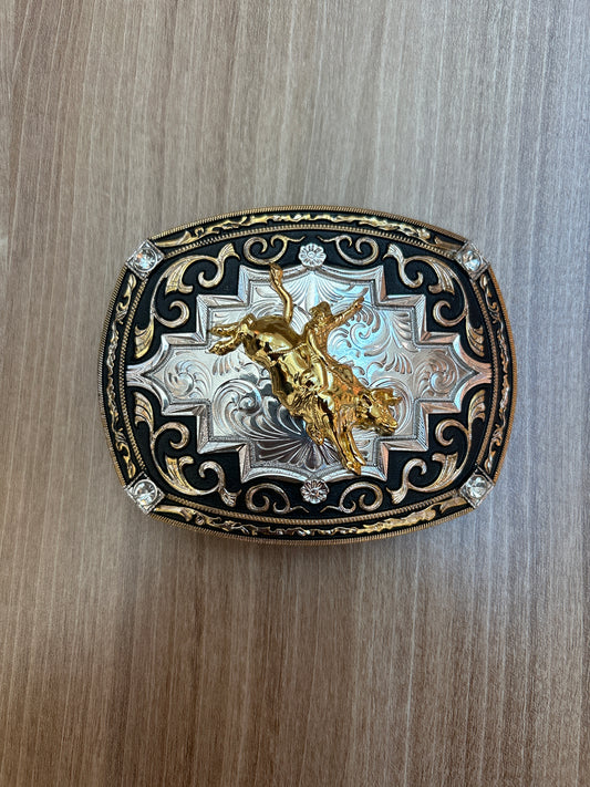 Western-style stainless steel belt buckle
