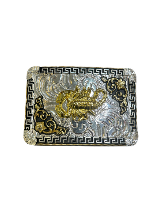 Western style stainless belt buckle