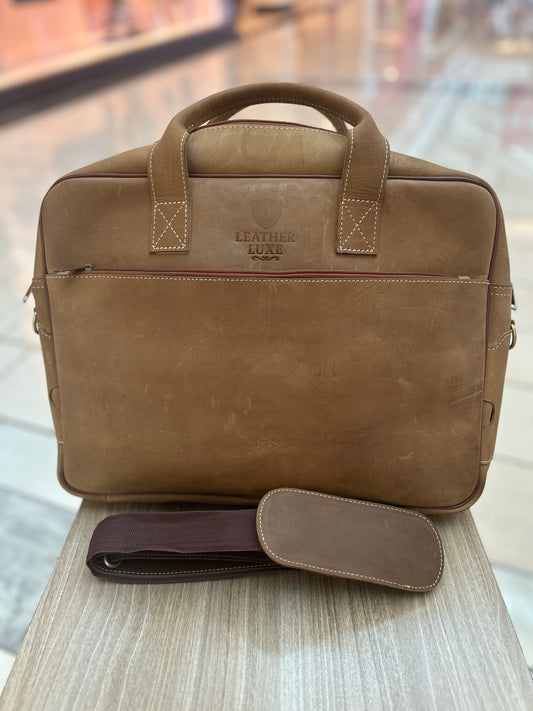 Leather Luxe Executive Briefcase