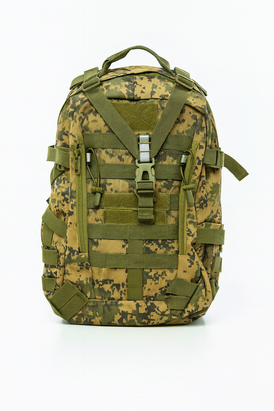 Camouflage bag pack | Leather Luxe Collection