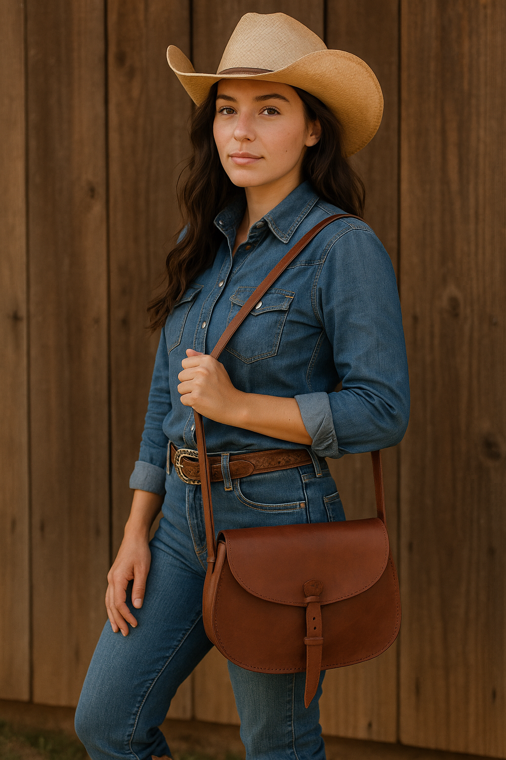 The Prairie Saddle Crossbody